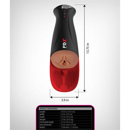 PDX ELITE - FUCK-O-MATIC PRO XL STROKER BROWN