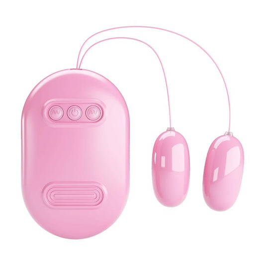 PRETTYLOVE - FUN BOX VIBRATING BULLETS WITH REMOTE PINK USB