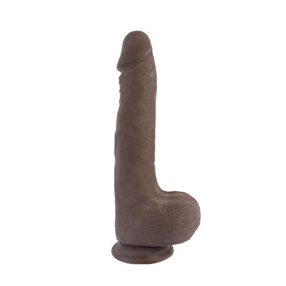 CHISA - FUNKY DICK DUAL-DENSITY DILDO BROWN 25.5CM