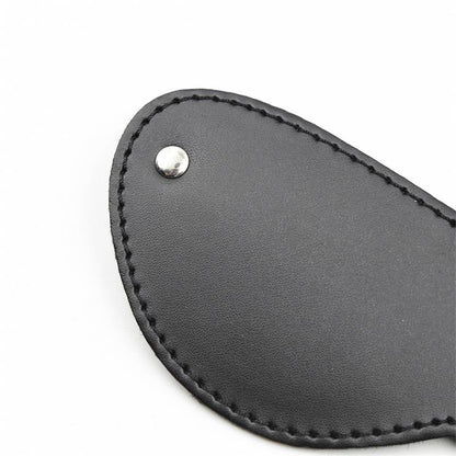 LATETOBED BDSM LINE - FUR BLINDFOLD WITH 3 RIVETS