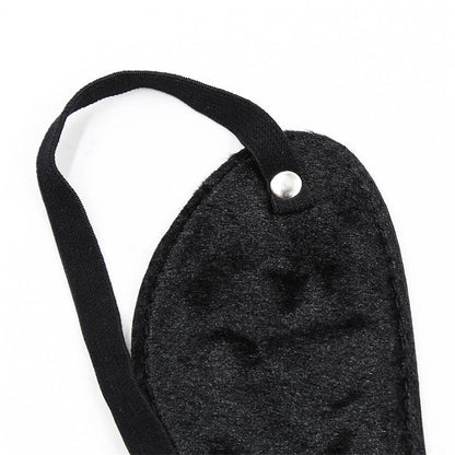 LATETOBED BDSM LINE - FUR BLINDFOLD WITH 3 RIVETS