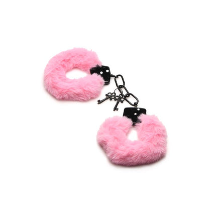 MASTER SERIES - FURRY HANDCUFFS PINK