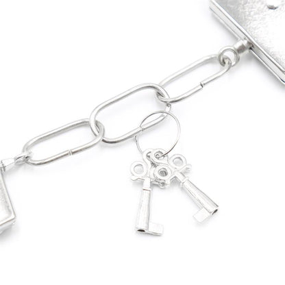 INTOYOU BDSM LINE - FURRY METAL HANDCUFFS BLACK