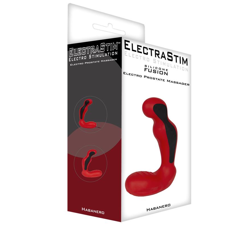 ELECTRASTIM - FUSION HABANERO PROSTATE MASSAGER SILICONE