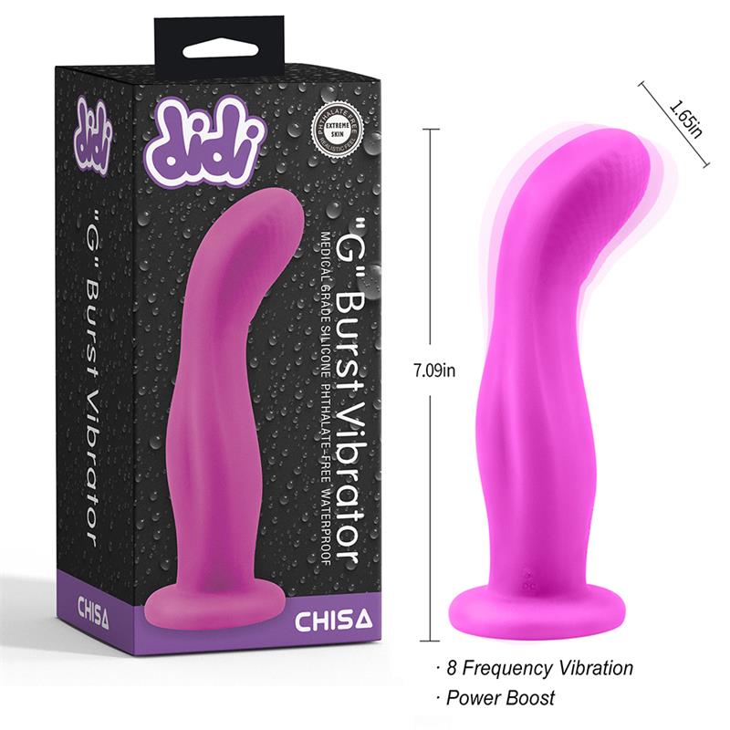 CHISA - G BURST DILDO WITH VIBRATION PINK