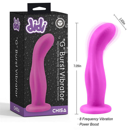 CHISA - G BURST DILDO WITH VIBRATION PINK