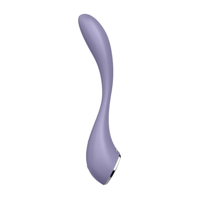 SATISFYER - G-SPOT FLEX 5+ MULTI VIBRATOR WITH SATISFYER CONNECT APP LILAC