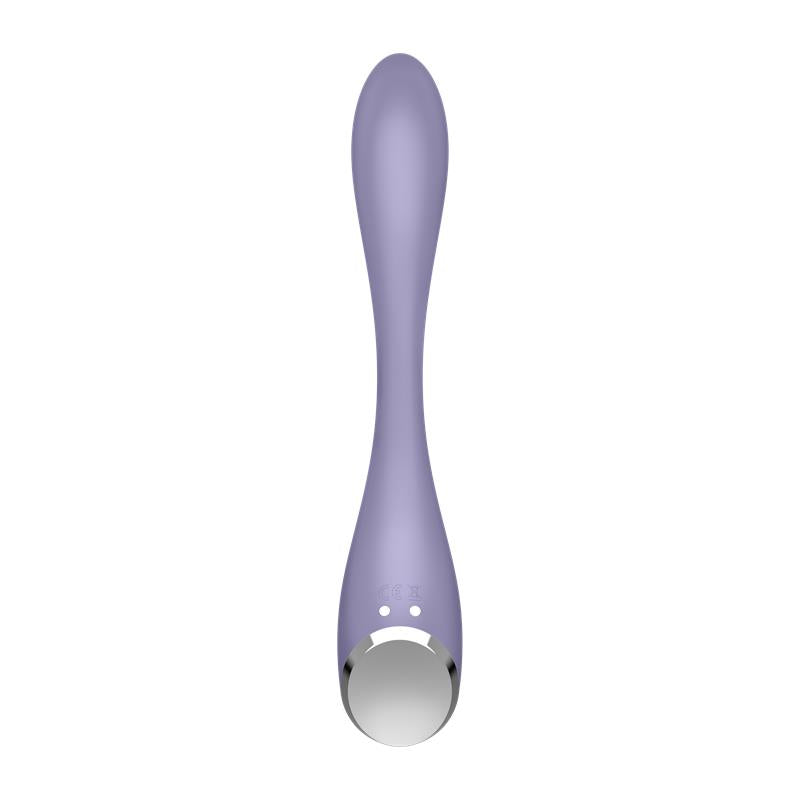 SATISFYER - G-SPOT FLEX 5+ MULTI VIBRATOR WITH SATISFYER CONNECT APP LILAC