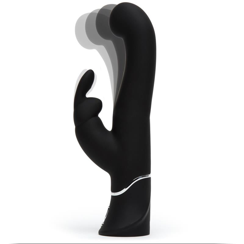 HAPPY RABBIT - G-SPOT STROKER RABBIT VIBRATOR BLACK