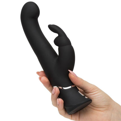 HAPPY RABBIT - G-SPOT STROKER RABBIT VIBRATOR BLACK