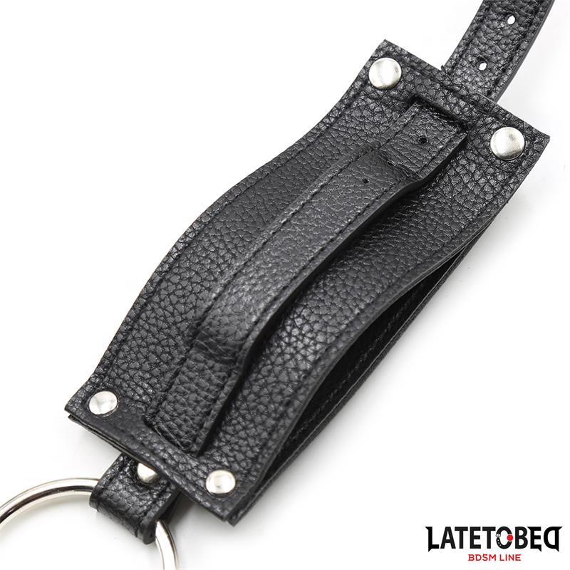 LATETOBED BDSM LINE - G-STRING CHASTITY BELT STRAP ON PANTS ONE SIZE