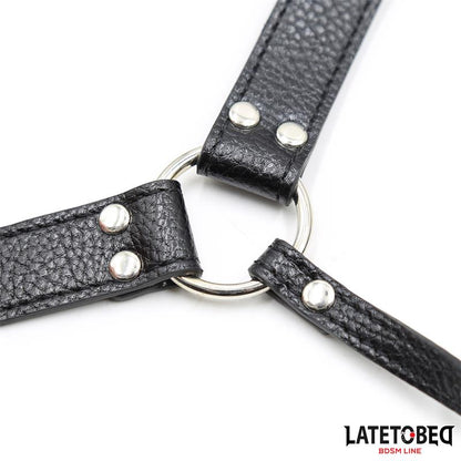 LATETOBED BDSM LINE - G-STRING CHASTITY BELT STRAP ON PANTS ONE SIZE