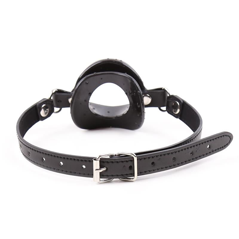 LATETOBED BDSM LINE - GAG BALL MOUTH SHAPED BLACK