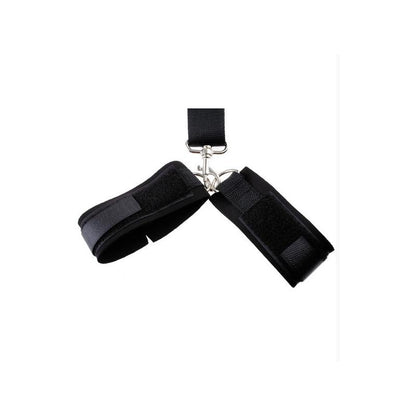 LATETOBED BDSM LINE - GAG BALL WITH HAND CUFF BLACK