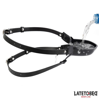 LATETOBED BDSM LINE - GAG WITH DRINKER