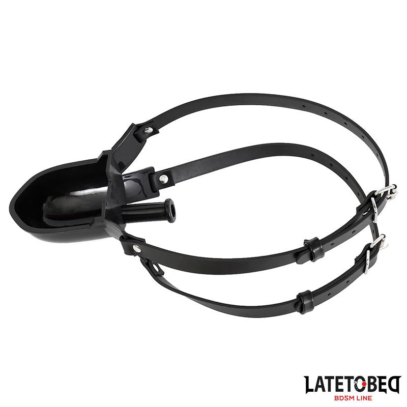 LATETOBED BDSM LINE - GAG WITH DRINKER