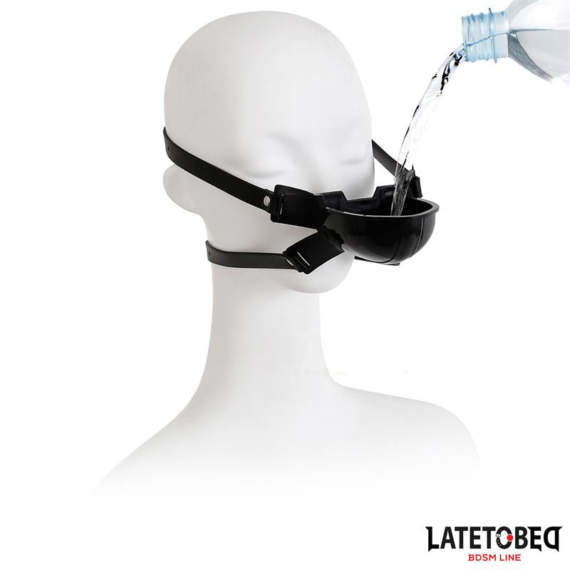 LATETOBED BDSM LINE - GAG WITH DRINKER