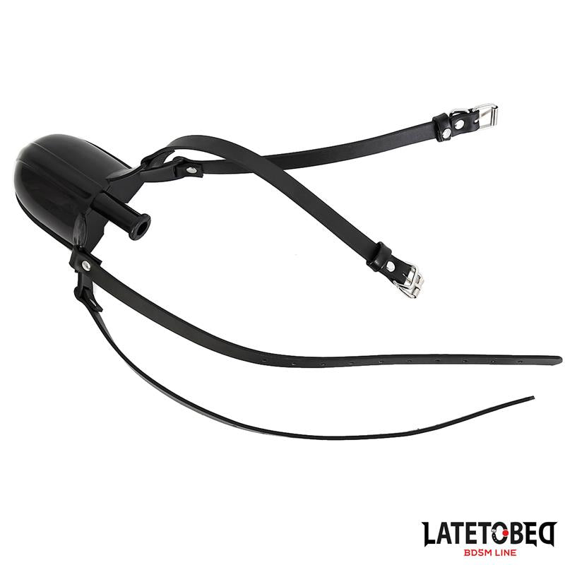 LATETOBED BDSM LINE - GAG WITH DRINKER