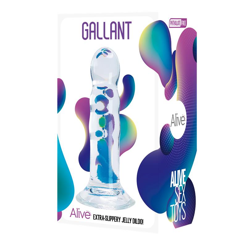 ALIVE - GALLANT DILDO JELLY 14 CM CLEAR