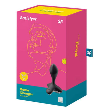 SATISFYER - GAME CHANGER BUTT PLUG WITH VIBRATION BLACK