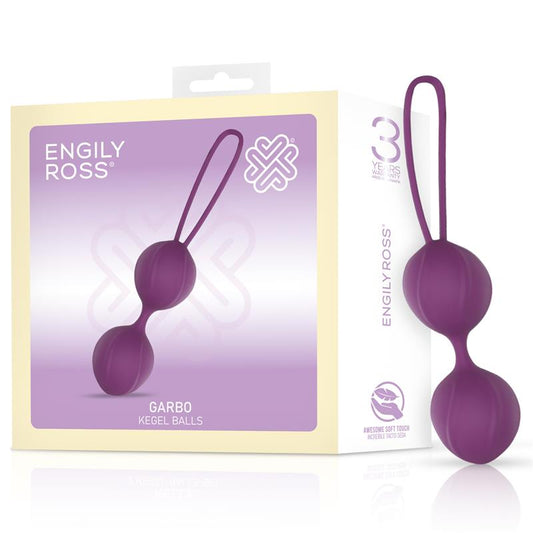 ENGILY ROSS - GARBO DOUBLE KEGEL BALL SILICONE PURPLE