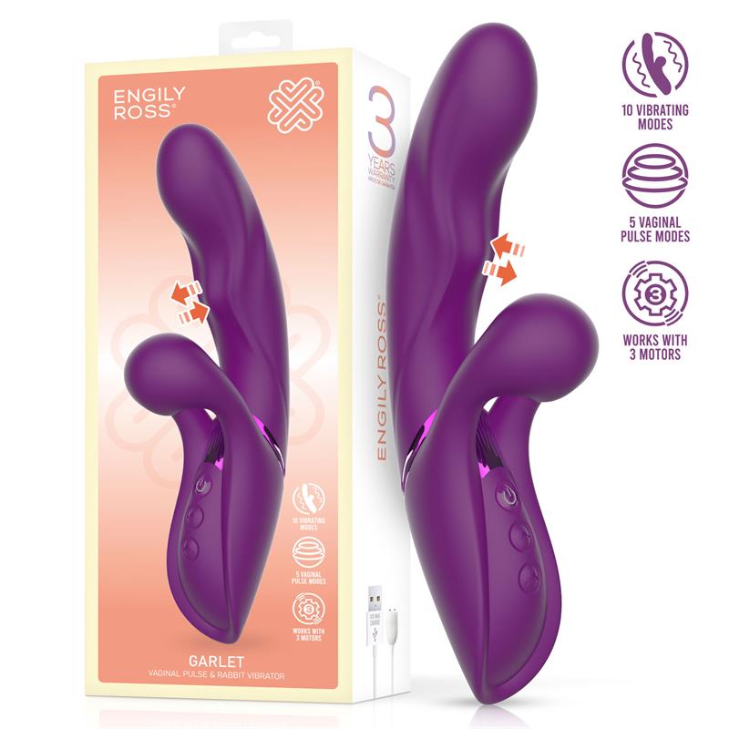 ENGILY ROSS - GARLET VIBE WITH PULSATION BALL 3 MOTORS