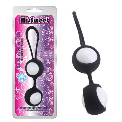 CHISA - GEISHA BALLS MISSWEET 17.7 CM SILICONE BLACK