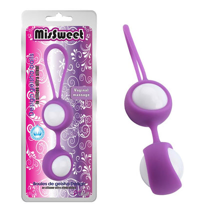 CHISA - GEISHA BALLS MISSWEET 17.7 CM SILICONE PURPLE