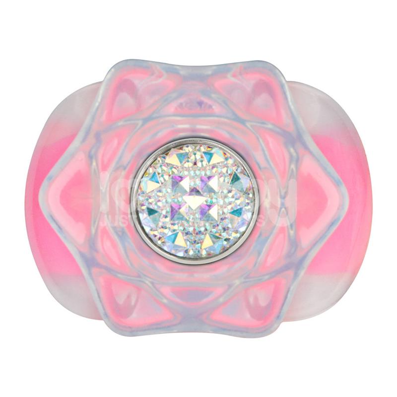 LOVETOY - GEMORIA SILICONE BUTT PLUG DUAL CRESCENT-SHAPED TIP GLOW DARK