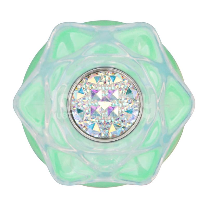 LOVETOY - GEMORIA SILICONE BUTT PLUG INTERNAL STEEL BALL GLOW IN DARK