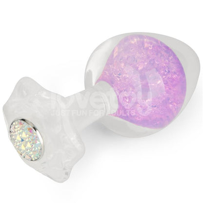 LOVETOY - GEMORIA SILICONE BUTT PLUG WITH CRYSTAL SPHERE