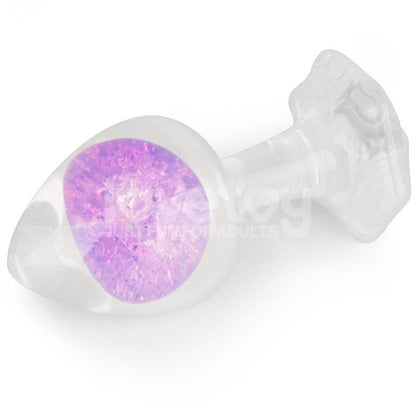 LOVETOY - GEMORIA SILICONE BUTT PLUG WITH CRYSTAL SPHERE