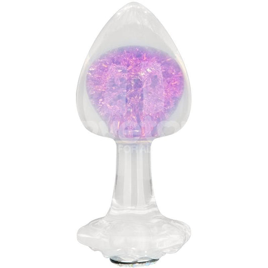 LOVETOY - GEMORIA SILICONE BUTT PLUG WITH CRYSTAL SPHERE