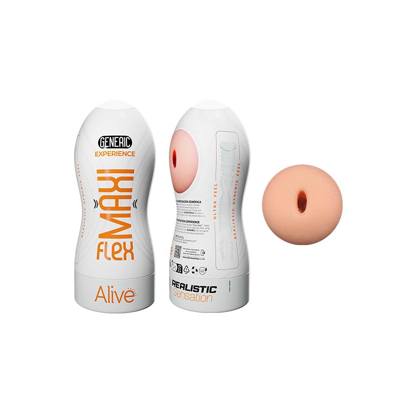 ALIVE - GENERIC MAXI FLESH MASTURBATOR SIZE L