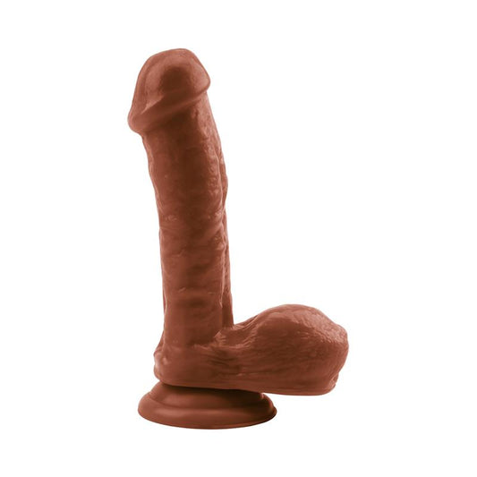 CHISA - GENTLE DILDO 7.5 - 19CM BROWN