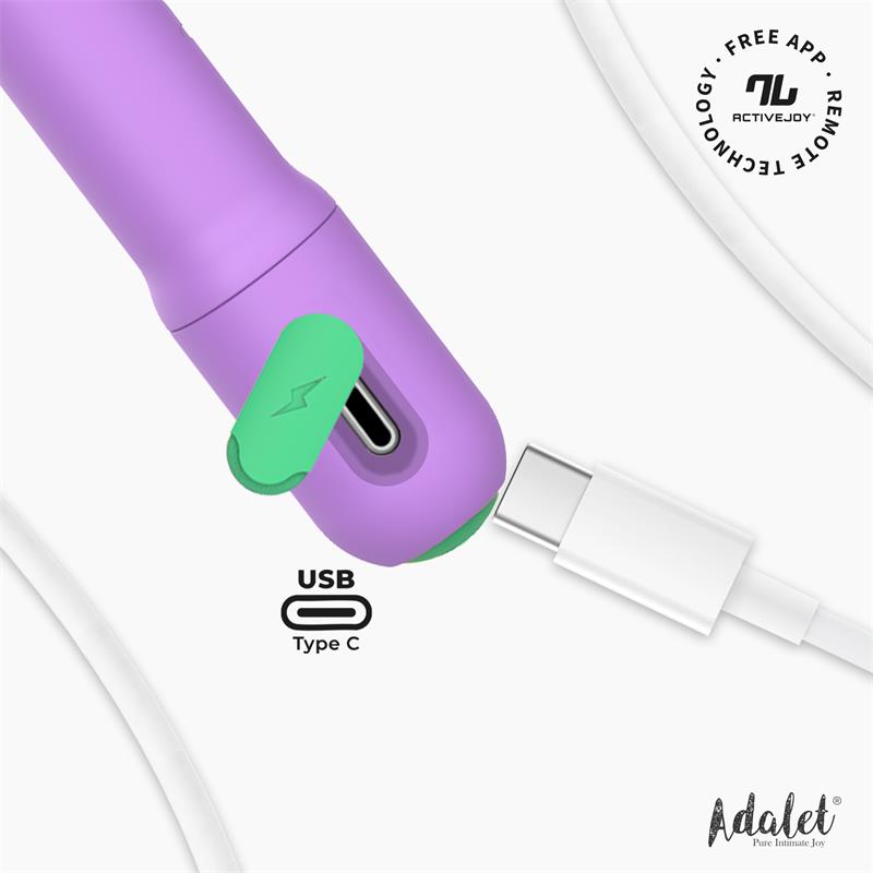 ADALET - GENTLY G-POINT VIBRATOR WITH APP LAVENDER