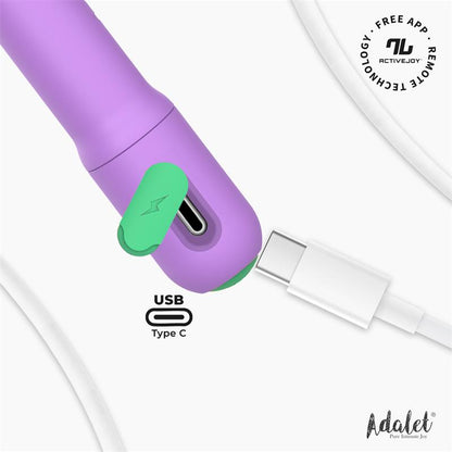 ADALET - GENTLY G-POINT VIBRATOR WITH APP LAVENDER