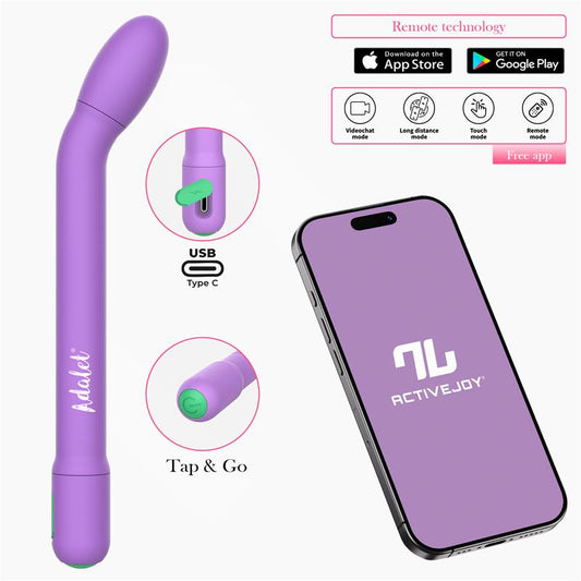 ADALET - GENTLY G-POINT VIBRATOR WITH APP LAVENDER