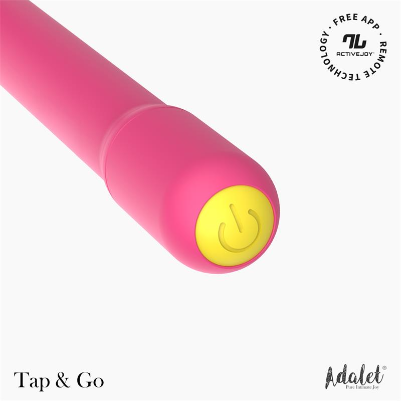 ADALET - GENTLY G-POINT VIBRATOR WITH APP PINK