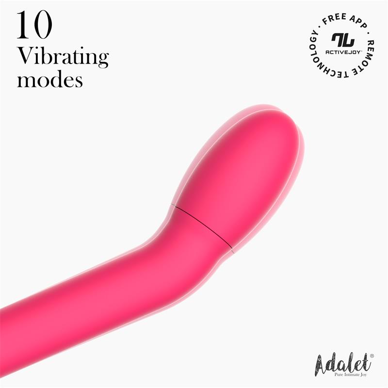 ADALET - GENTLY G-POINT VIBRATOR WITH APP PINK