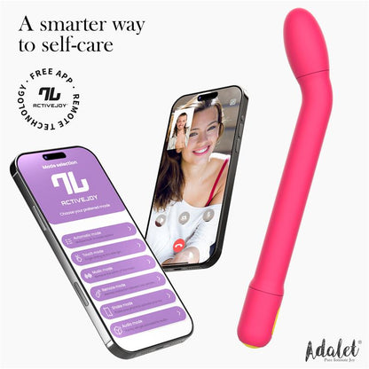 ADALET - GENTLY G-POINT VIBRATOR WITH APP PINK
