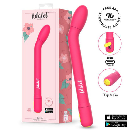 ADALET - GENTLY G-POINT VIBRATOR WITH APP PINK