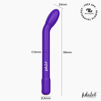 ADALET - GENTLY G-POINT VIBRATOR WITH APP PURPLE