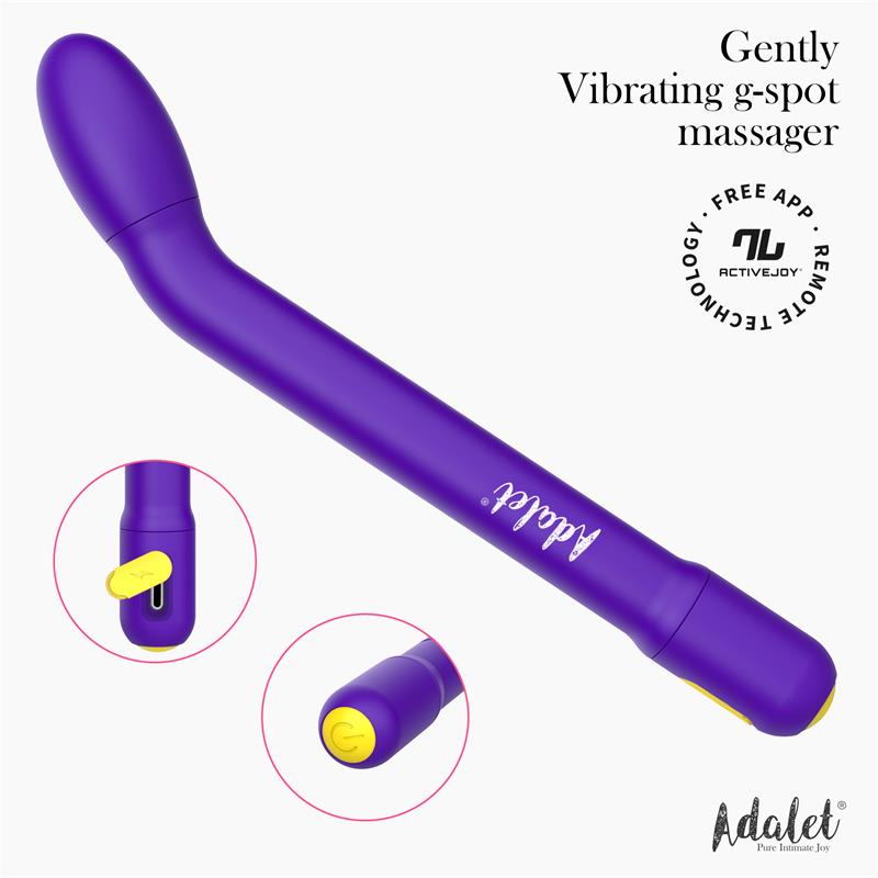 ADALET - GENTLY G-POINT VIBRATOR WITH APP PURPLE