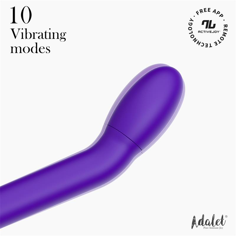 ADALET - GENTLY G-POINT VIBRATOR WITH APP PURPLE