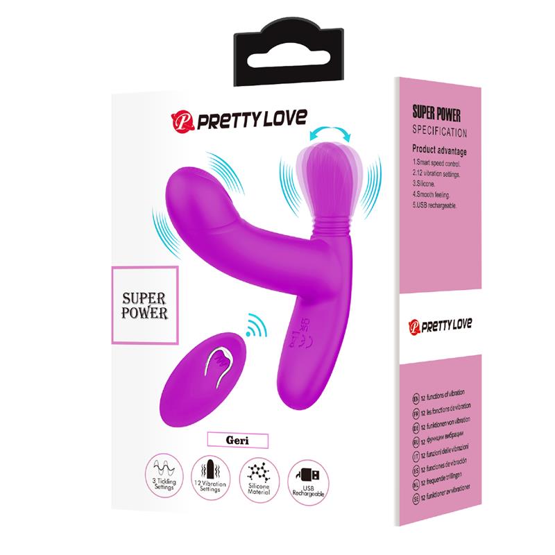 PRETTYLOVE - GERI LICKING AND VIBRATING MASSAGE WITH REMOTE