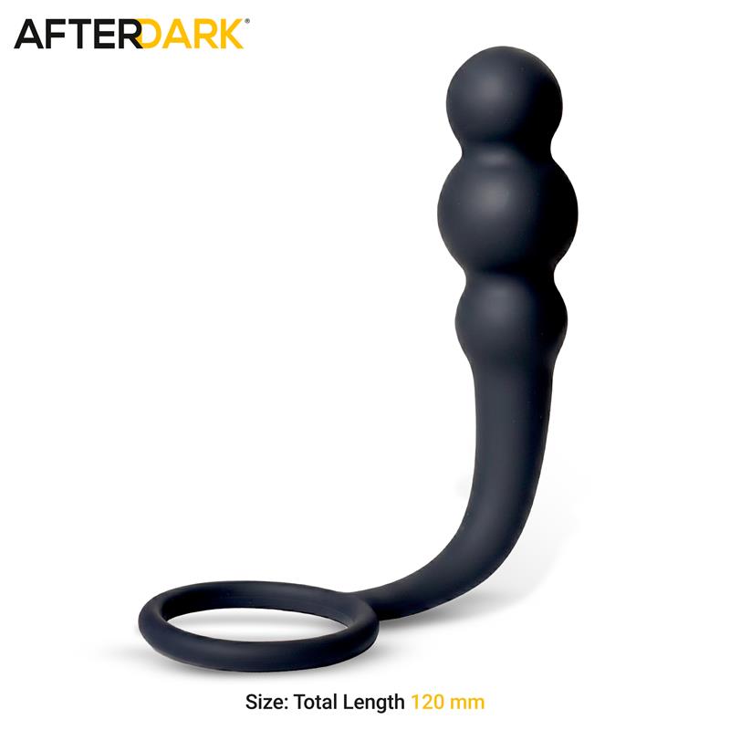 AFTERDARK - GERT ANAL PLUG WITH SILICONE RING