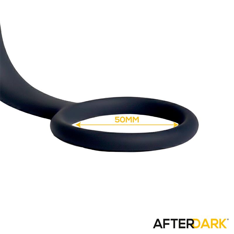 AFTERDARK - GERT ANAL PLUG WITH SILICONE RING