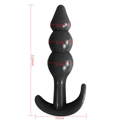 LATETOBED - GEVIL ANCHOR BUTT PLUG BLACK