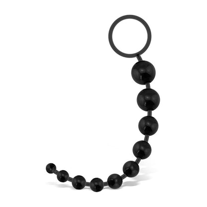 LATETOBED - G.FLEX BENDABLE THAI ANAL BEADS BLACK